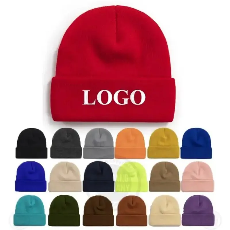 Custom Embroidery Knitted Beanie Wholesale Manufacturer