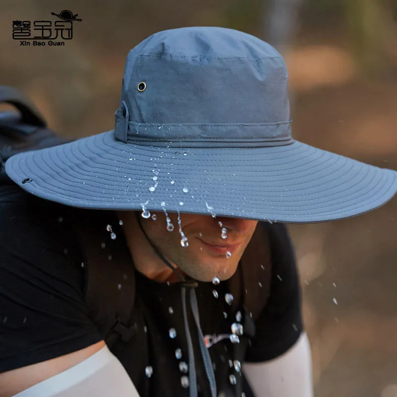 Nylon Large Brim Bucket Hat Wholesale Manufacturer
