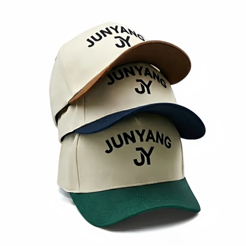 Two-Tone 3D Embroidery A-Frame Cap Wholesale Manufacturer